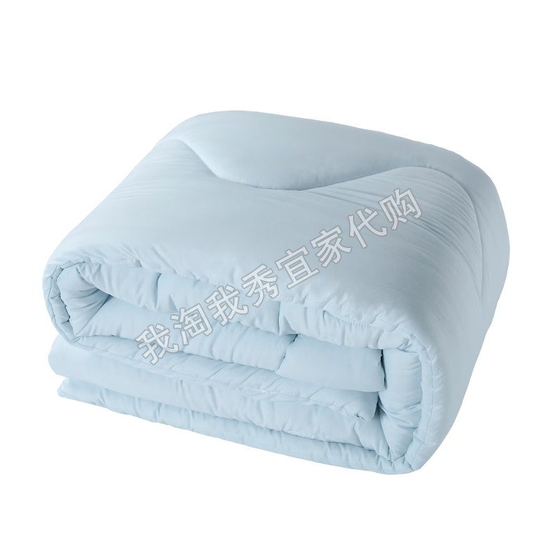 宜家国内代购 布瓦拉 特暖被 浅蓝色冬被单人/双人被芯保暖柔软,床上用品,化纤被,淘宝优惠券,粉丝福利购,淘宝优惠卷