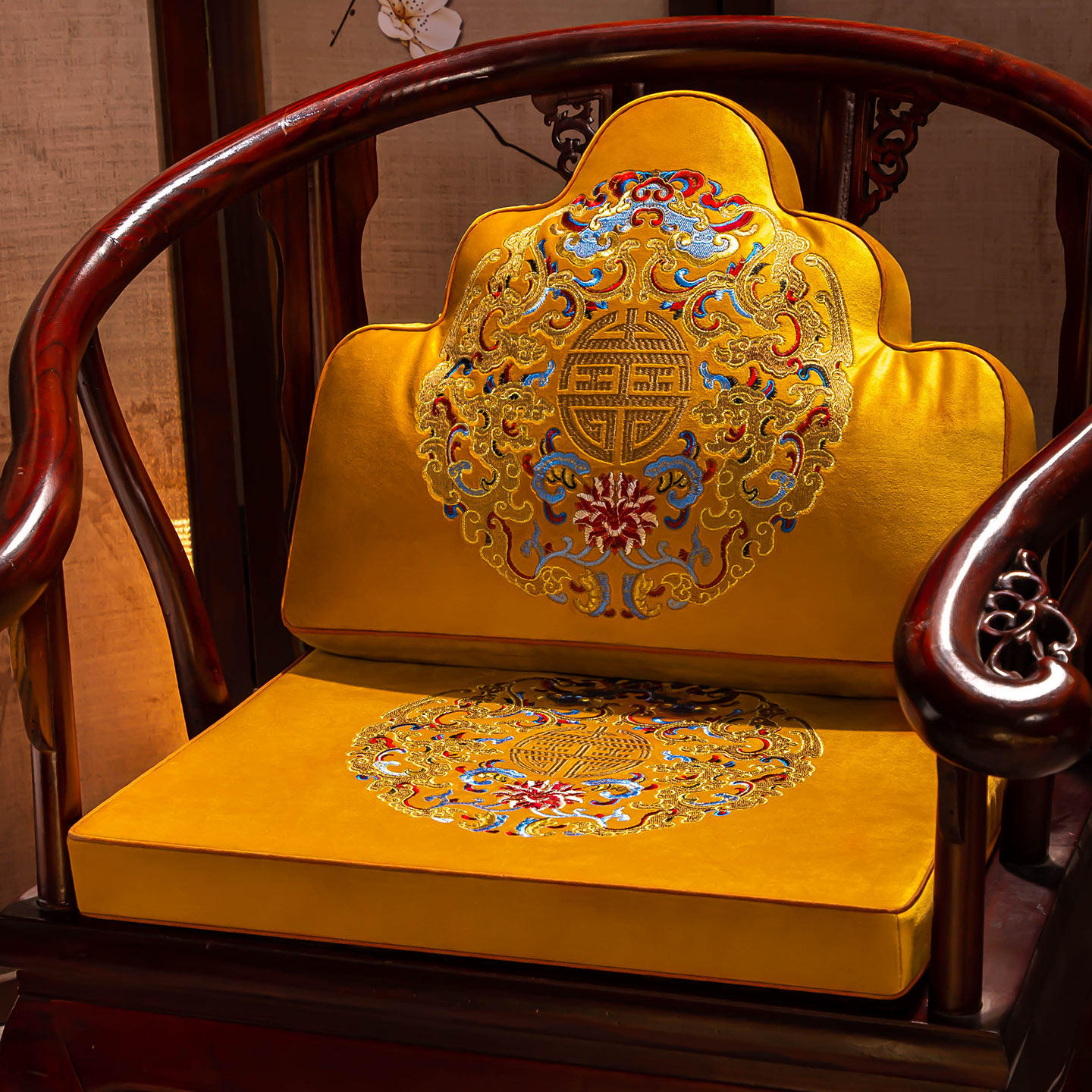 中式红木圈椅子坐垫太师椅垫加厚垫子茶椅复古方形海绵垫四季通用,居家布艺,椅垫,淘宝优惠券,粉丝福利购,淘宝优惠卷