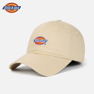 Dickies夏季棒球帽新款美式运动鸭舌帽女纯棉软顶遮阳防晒帽子男