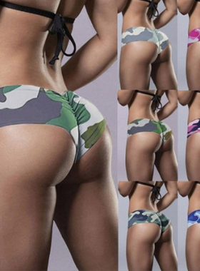 欧美twerk裤真理裤女热辣超短裤蜜桃健身瑜伽裤ds钢管舞迷彩热裤