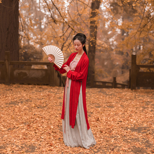 【清露央】红玉影·汉服·宋制·褙子·日常·真丝·全数据化定制