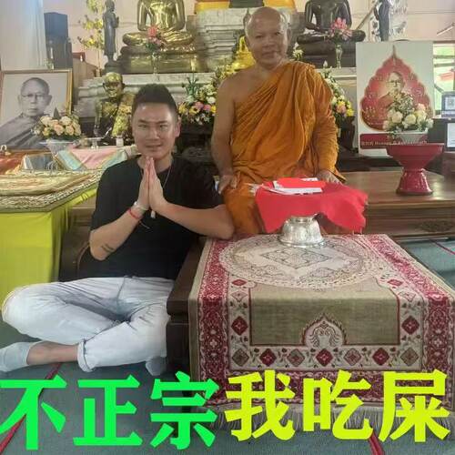 泰国原庙佛正牌吸米财星手项链吊坠水银招食吸钱金星真正品本命年