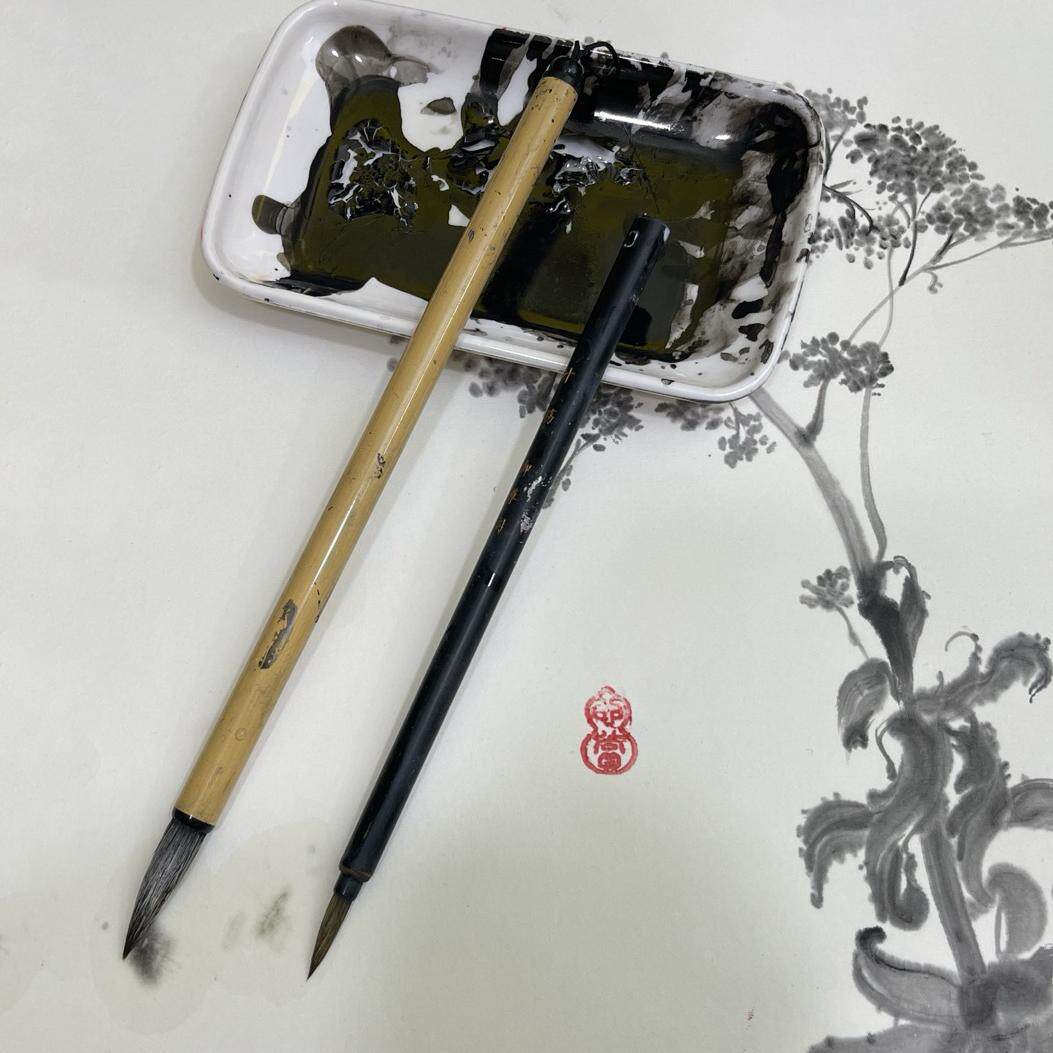 都认为我用的毛笔好用，它来了！国画毛笔 大白云 湖笔