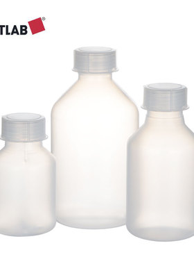 GL45塑料瓶标准口试剂瓶250/500/1000ml广口瓶PP取样瓶VITLAB进口