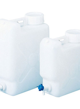 塑料方形桶10L扁平龙头壶20L公斤户外车载家用放水桶储纯水桶进口