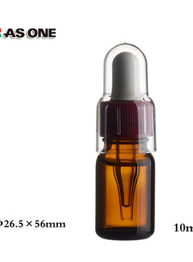 棕滴瓶10ml精油瓶避光化妆品护肤品粉底液分装吸管瓶进口MARUEMU
