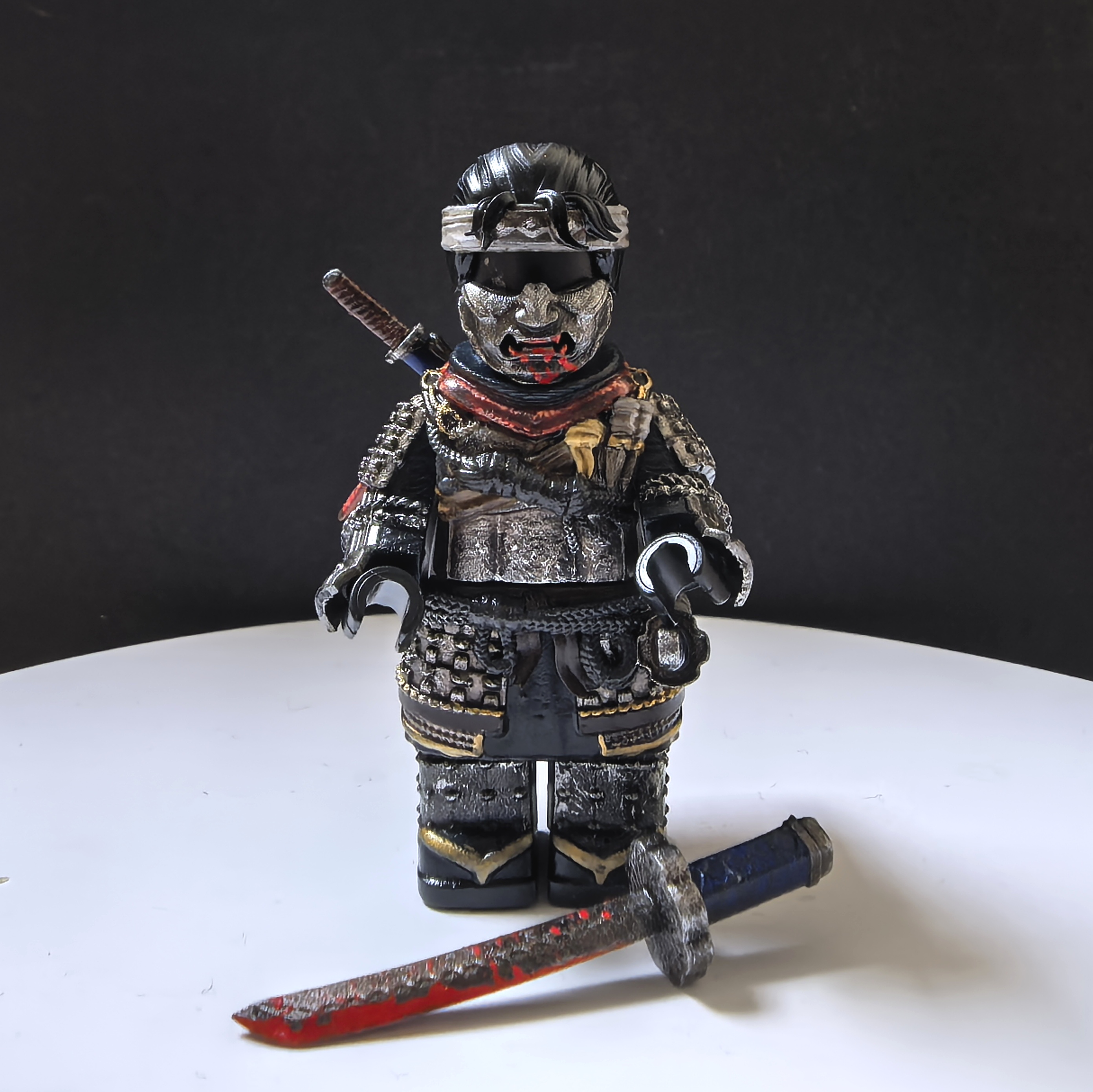 『镜井仁』对马岛之魂涂装版/光固化打印的小人仔穿戴涂装版