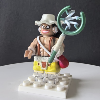 『乌索普涂装版/海贼王』光固化打印的第三方小人仔穿戴涂装模型