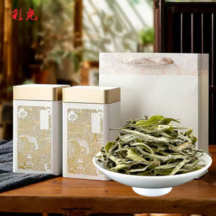 彩尧 云南白茶 白茶散茶2025年曼松头春古树白茶月光白茶80克盒装