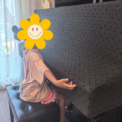 弹力万能钢琴防尘罩现代简约风立式全罩通用高级感保护钢琴凳套罩