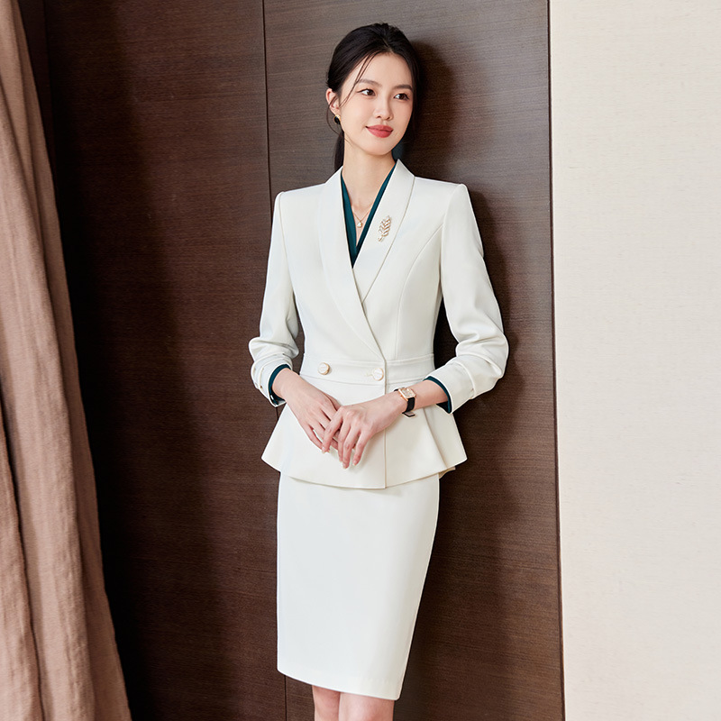 德国进口高级感职业西装套装女小香风名媛气质医美咨询师珠宝店工