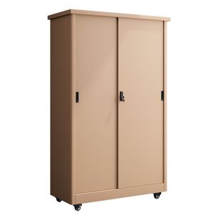 钢制阳台储物柜铁皮柜防晒家用杂物收纳柜庭院可移动储物柜飘窗柜