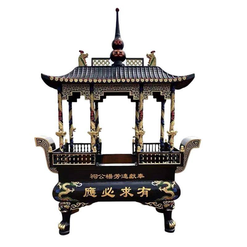 大型户外铸铁香炉寺庙祠堂香炉供奉长方形带盖四八龙柱烧香炉,特色手工艺,佛教工艺品,淘宝优惠券,粉丝福利购,淘宝优惠卷