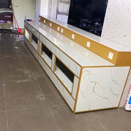 自助火锅店调料台蘸小料台串串酱料台麻辣烫小料台柜椭圆