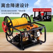 新式 高压农药机喷药机农用喷洒器喷雾器 自动收管汽油打药机担架式