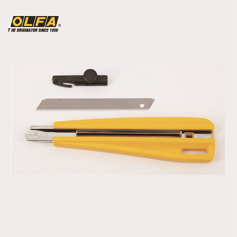 日本进口OLFA300高强度切割刀|加强刀片固定锋利ASBB-10美工刀