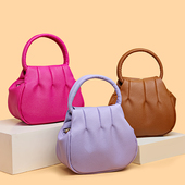 春夏女士手提包小圆包休闲手拎包迷你小包包妈妈买菜零钱包手机包