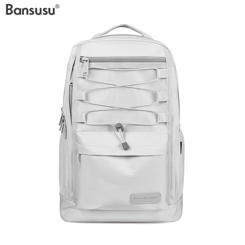 bansusu情侣书包女旅行包日系ins学生大容量双肩包简约电脑背包