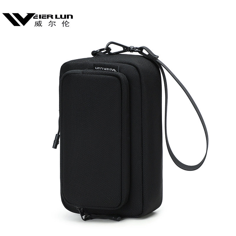 威尔伦单肩包男款斜挎包男士外出便携包轻便随身休闲手机包小背包