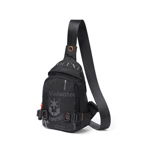 Volunteer正品胸包男夏季斜挎包男牛津布背包户外华朗迪尔单肩包