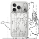 世界地图适用于苹果17PROMAX透明手机壳硅胶简约iPhone16PROMAX情侣15PRO小众14VIVOOPPO13个性 12华为小米