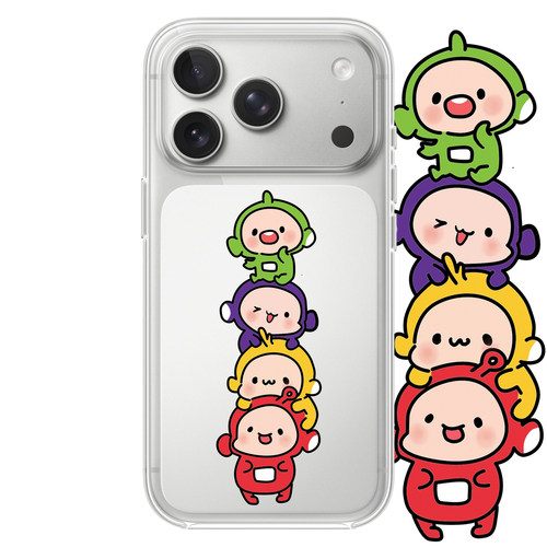 可爱天线宝宝适用于iPhone17PROMAX简约15个性16PROMAX动漫14情侣13苹果硅胶透明手机壳适用小米17PROMAX华为