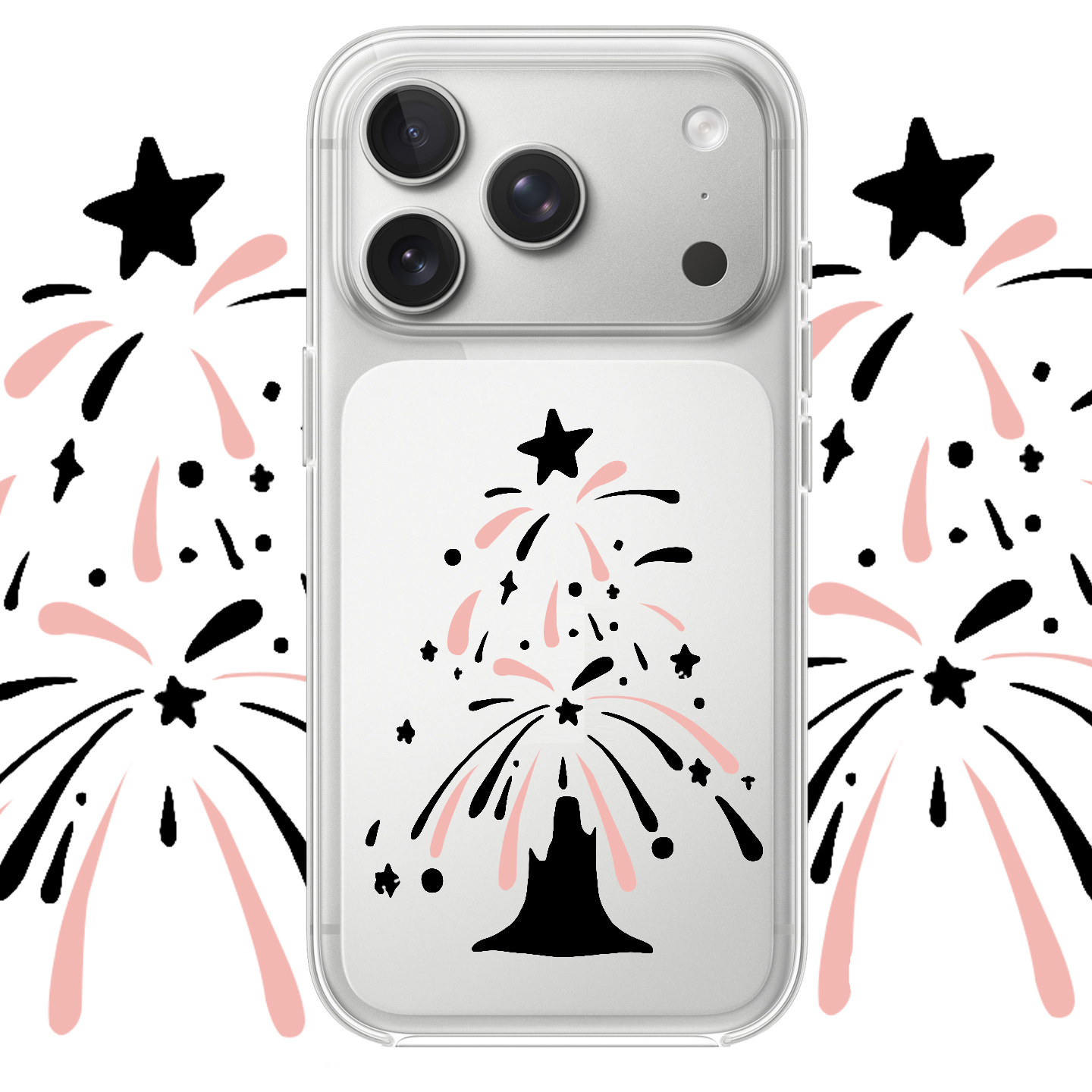 圣诞快乐适用于iPhone17PROMAX可爱卡通16PROMAX苹果透明手机壳15动漫14创意13简约12适用小米15华为OPPOVIVO