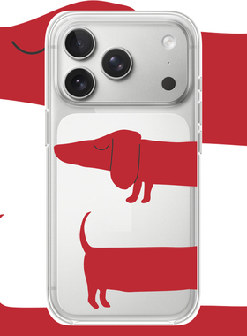 腊肠狗狗适用于苹果17PROMAX透明手机壳硅胶可爱iPhone16PROMAX情侣15卡通14动漫13华为12小米15VIVOOPPO