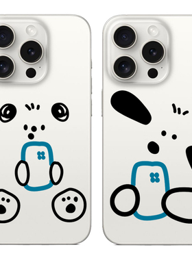 呼叫爱情小狗适用苹果17PROMAX情侣13可爱12动漫15PRO卡通14个性iPhone16PROMAX硅胶透明手机壳华为小米vivoo