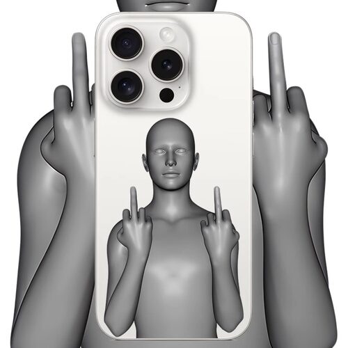 3D模型人适用于苹果17PROMAX透明手机壳硅胶简约iPhone16PROMAX情侣15PRO小众14VIVOOPPO13个性12华为小米
