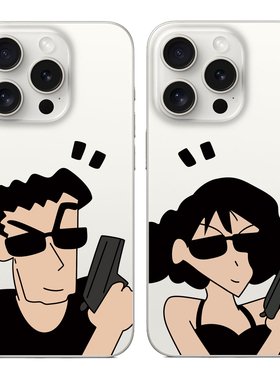 搞怪广志美冴特工适用iPhone17PROMAX动漫15卡通14情侣17可爱13苹果16PROMAX透明手机壳适用小米华为OPPOVIVO