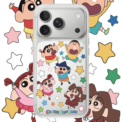 可爱蜡笔小新适用于iPhone17PROMAX卡通16PROMAX苹果透明手机壳15动漫14创意13简约适用小米17PROMAX华为OPPO