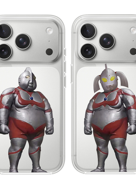 奥特曼适用于苹果17PROMAX透明手机壳硅胶可爱iPhone16PROMAX情侣15PRO卡通14磁吸亚克力13动漫12华为小米