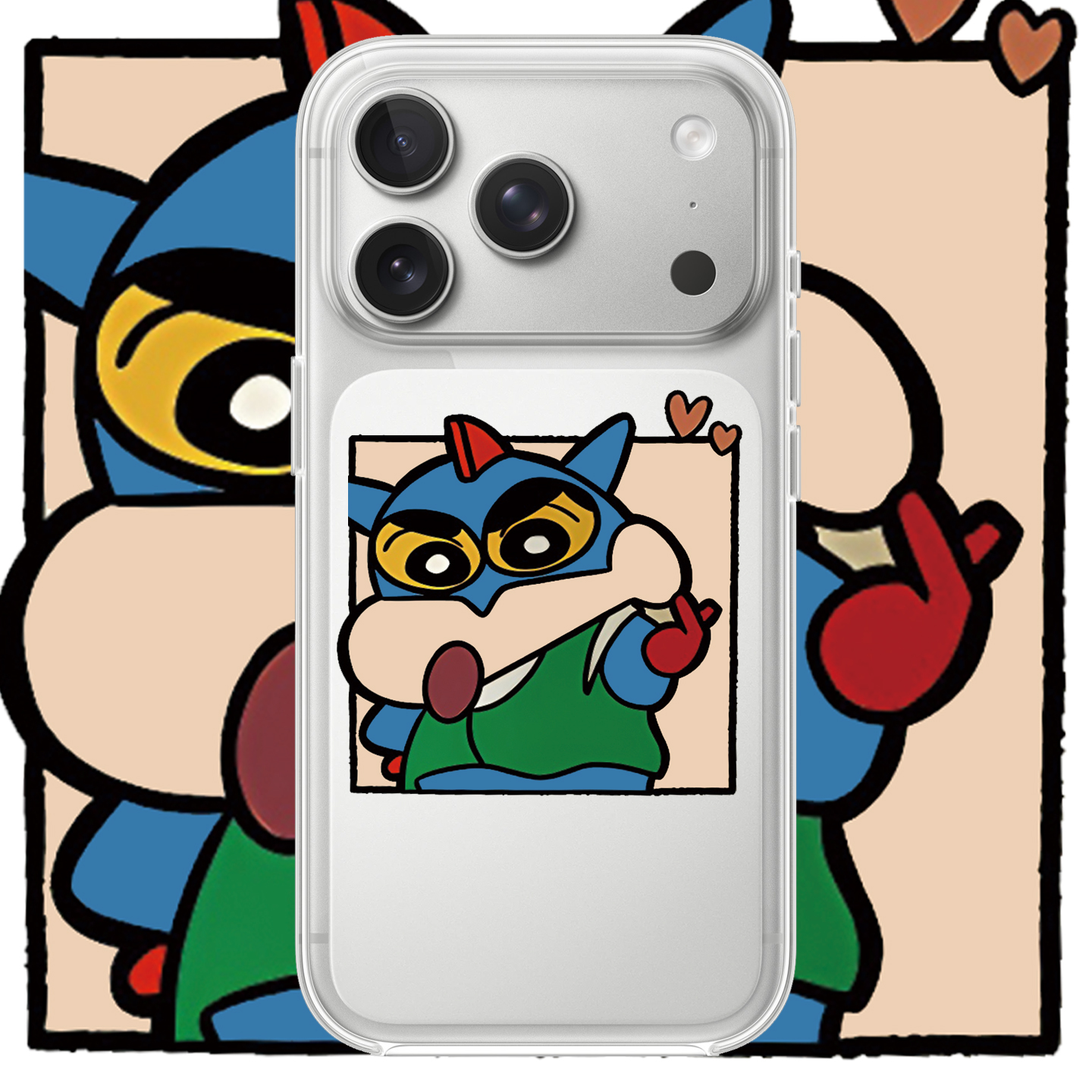 可爱蜡笔小新适用于iPhone17PROMAX卡通16PROMAX苹果透明手机壳15动漫14创意13简约适用小米17PROMAX华为OPPO