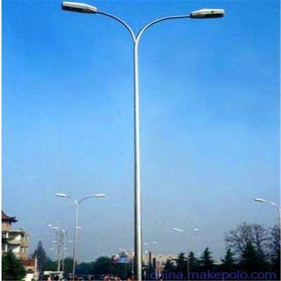 新农村led路灯厂家6米10米80W自弯臂路灯市政10米大功率高杆路灯