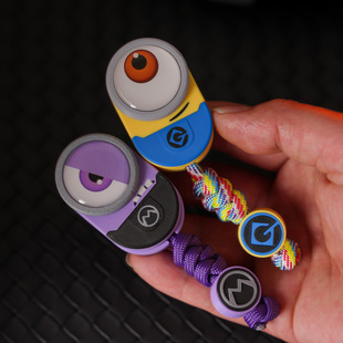 小黄MIX律动推牌edc解压减压玩具棘轮段落转盘指尖把玩随身手把件