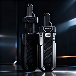 EDC MOT锯剑裂空 按压推牌机械随身高端金属玩具潮玩解压指尖陀螺