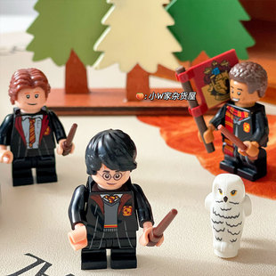 哈利波特科幻电影贝拉特里克斯波莫娜拉环沙克尔拼插积木人仔玩具