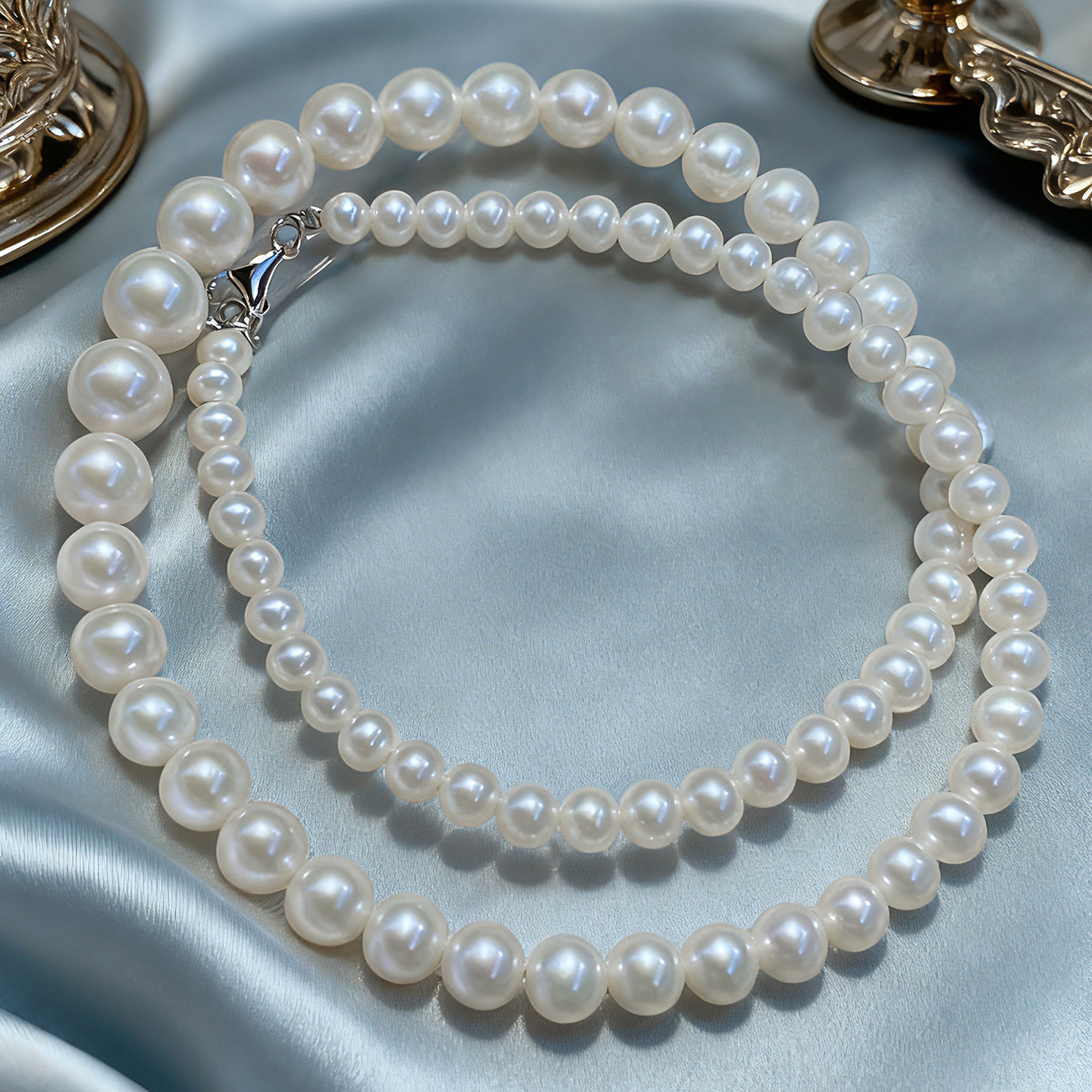 瑞秋同款天然淡水珍珠项链