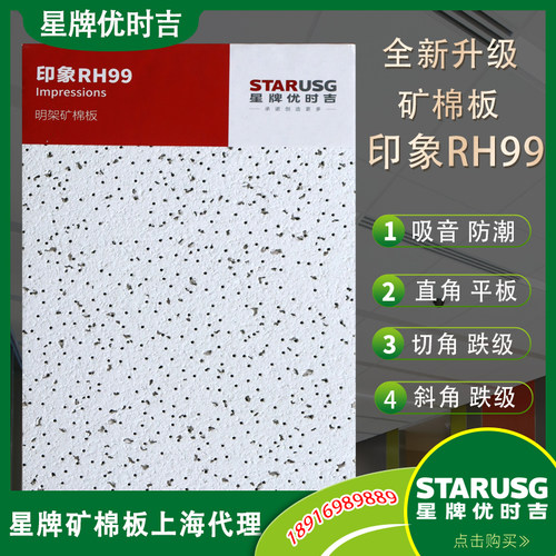 星牌矿棉板印象满天星RH99优时吉