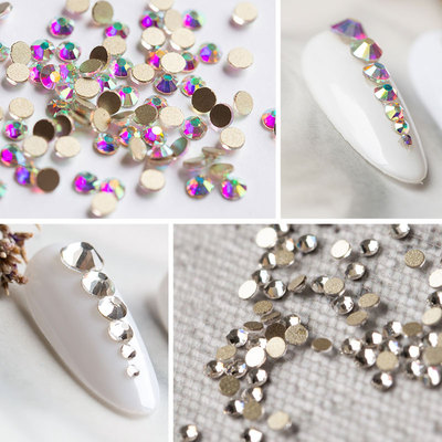 施华洛世奇元素美甲饰品微钻ab彩