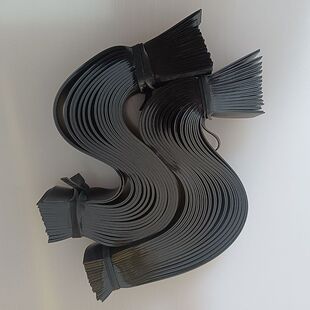 正品黑虎皮筋不绑扁皮筋1.2厚高弹力6025