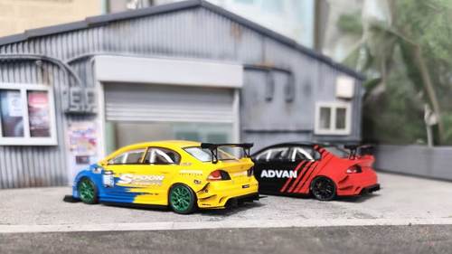 MJ 1:64 本田 Honda 思域 civic FD2 树脂汽车模型 摆件