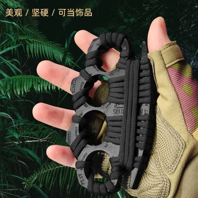 指虎四指拳套锌合金加厚防身戒指戒指/指环