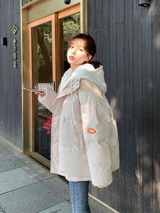 羽绒棉服女冬装宽松棉袄2024年新款冬季韩版加厚学生短款棉衣外套