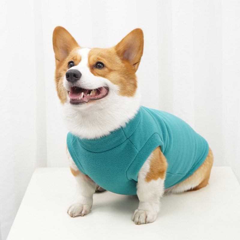宠它狗狗摇粒绒冬款马甲马卡龙色