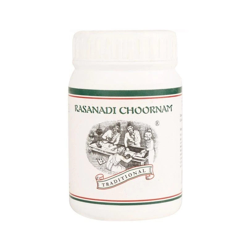 印度阿育吠陀偏头Rasanadi Choornam 50 克额头部沉重感按摩粉