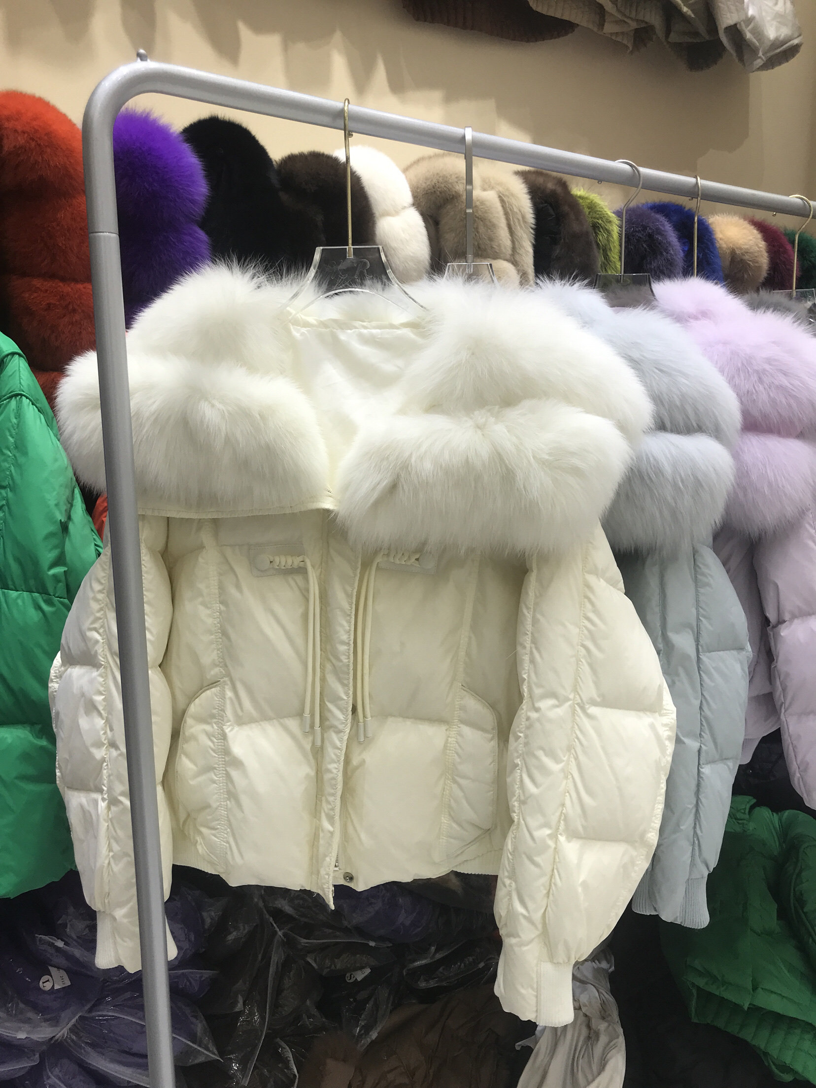 毛领羽绒服女2025新款冬季高级感超好看设计感棉袄外套宽松韩版潮
