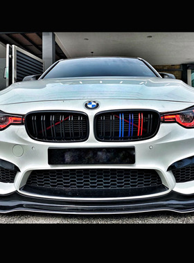 宝马3系F30黄金眼日行灯F31冰蓝F35柠檬黄红色七彩LED解锁一抹蓝