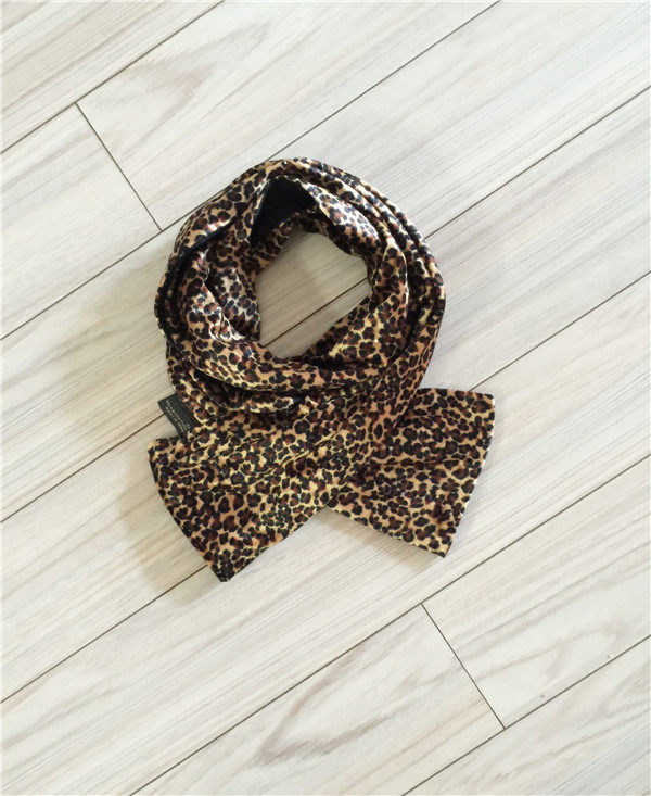 소년과 소녀를 위한 손실 제거 대외 무역 오리지널 표범 무늬 스카프 다용도 봄 가을 겨울 스카프